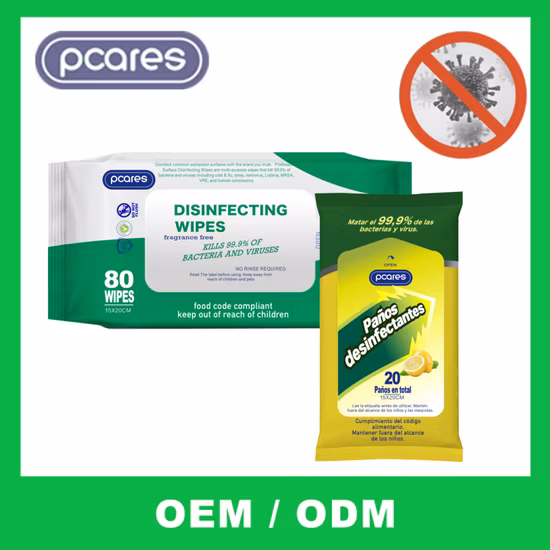 Package 200PCS Wet Wipes Sanitizer Antibacterial Disinfectant Hand Cleaning Alcohol Wet Wipe for Family Disposable