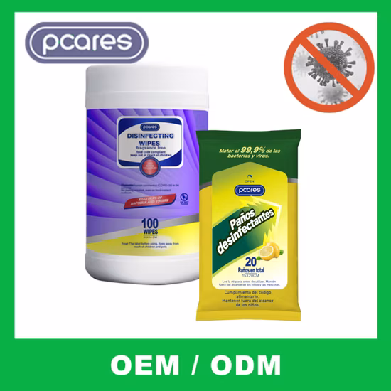 Package 200PCS Wet Wipes Sanitizer Antibacterial Disinfectant Hand Cleaning Alcohol Wet Wipe for Family Disposable