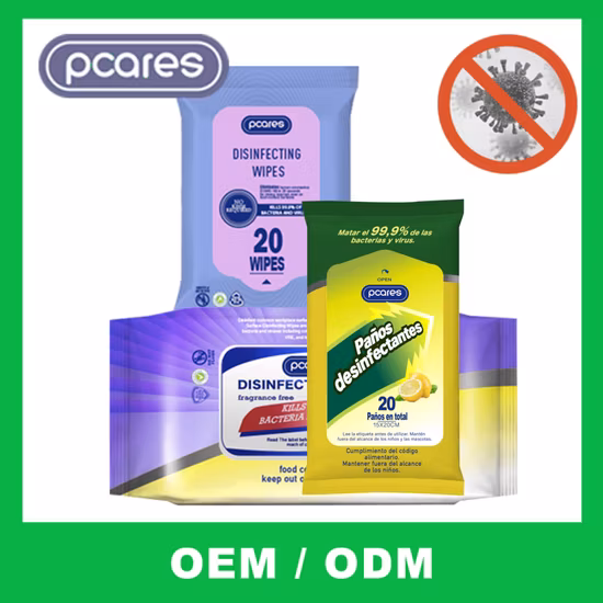 Package 200PCS Wet Wipes Sanitizer Antibacterial Disinfectant Hand Cleaning Alcohol Wet Wipe for Family Disposable