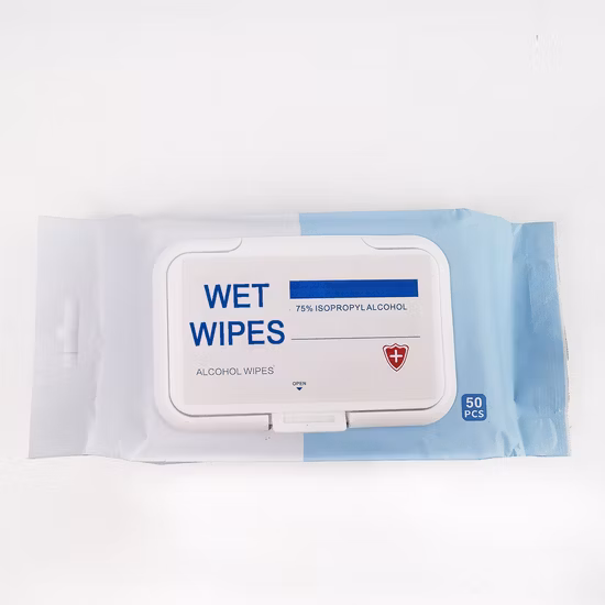 Disinfectant Hand Cleaning Alcohol Wet Wipes for Baby Adult Family Wet Wipes