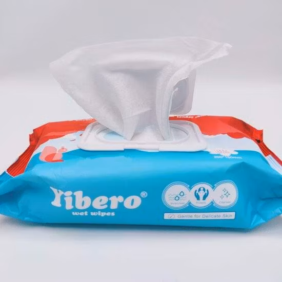 Toallitas húmedas para bebés, paquete único puro desechable Spunlace de China, 80 unidades