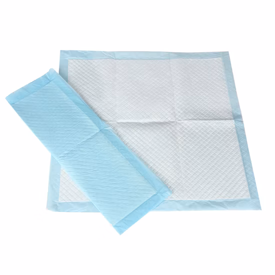 Almohadilla interior médica desechable para incontinencia de alta absobtancia hospitalaria/sábana/alfombrilla para cama/pañal para adultos/almohadilla inferior para perros