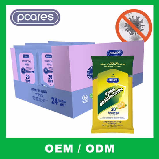 Paquete de 200 toallitas húmedas, desinfectante antibacteriano, limpieza de manos, toallita húmeda con alcohol para familia desechable